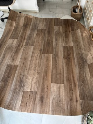 Suelo vinílico imitación madera 4m²