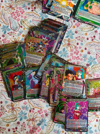 Lote 210 Cartas Dragon Ball Super