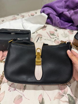 Bolso Liu Jo Negro y Beige