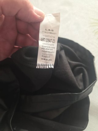 Vestido polipiel negro