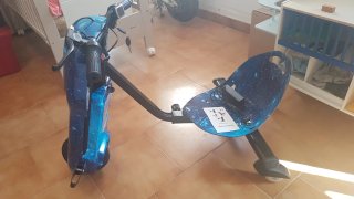Patinete Drift Scooter Azul Estrellado