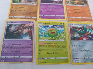Lote 9 Cartas Pokémon