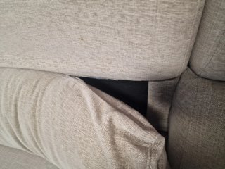 Sofá 3 plazas beige hasta el domingo