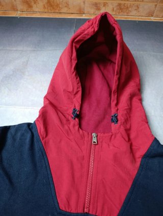 Sudadera DC Shoes Hoodie Azul Marino y Rojo