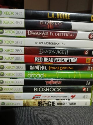 Xbox 360 Arcade + 2 mandos + lote juegos