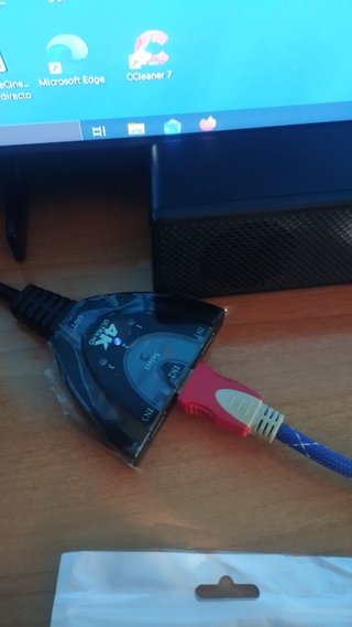 splitter hdmi 4k 3 entradas 1 salida conmutador