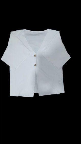 Cardigan blanco talla única