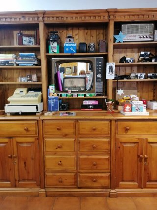 Mueble rústico madera maciza salón/bodega