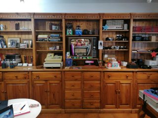 Mueble rústico madera maciza salón/bodega