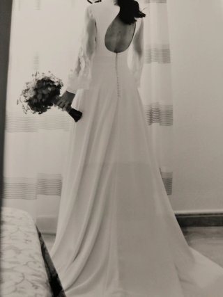 Vestido de Novia Espalda Descubierta