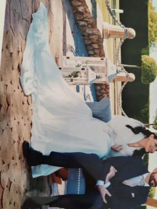 Vestido de Novia Espalda Descubierta