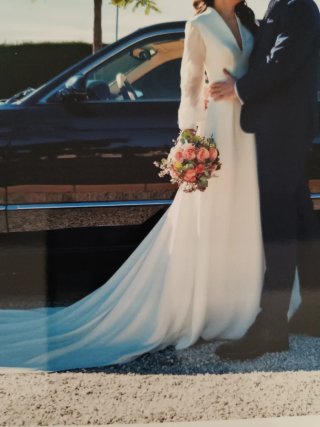 Vestido de Novia Espalda Descubierta