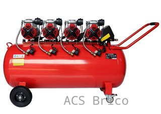 Compresor de Aire Silencioso con LCD 200L - 8 Hp - 09395 - Mader