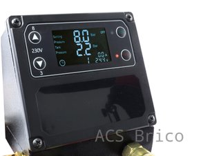 Compresor de Aire Silencioso con LCD 200L - 8 Hp - 09395 - Mader