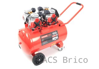 Compresor de Aire Silencioso con LCD 100L - 4 Hp - 09350 - Mader