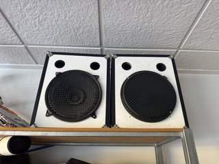 Altavoces profesionales 500w con etapa de potencia