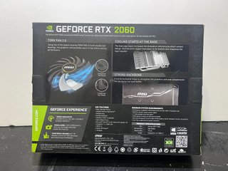 Tarjeta Gráfica MSI GeForce RTX 2060 VENTUS GP OC