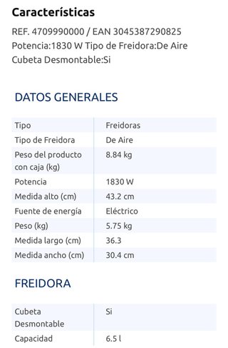 Freidora de aire Moulinex EZ8014