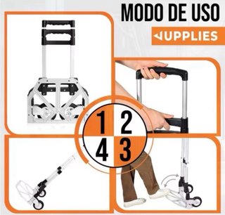 ¡OFERTA HOY! Carro de mano plegable Precintado
