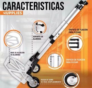 ¡OFERTA HOY! Carro de mano plegable Precintado