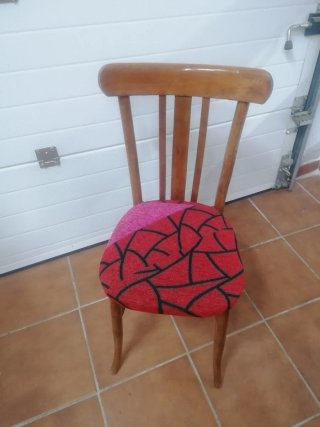 Silla Thonet Vintage Tapizada