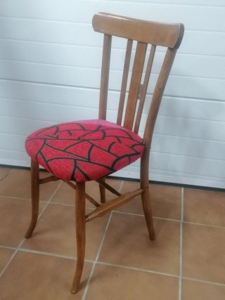 Silla Thonet Vintage Tapizada