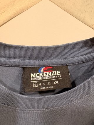 Camiseta McKenzie Hombre Azul y Gris