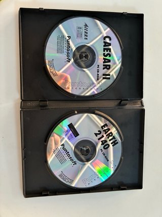 Juego PC Caesar II + Earth 2140