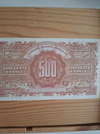 Billete 500 Francos Franceses