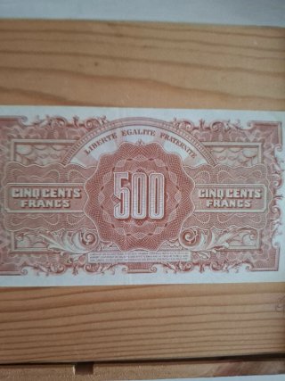 Billete 500 Francos Franceses
