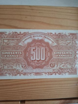 Billete 500 Francos Franceses