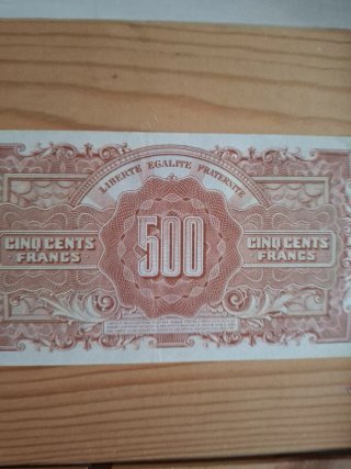 Billete 500 Francos Franceses