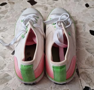Scarpe Fila bianche e rosa