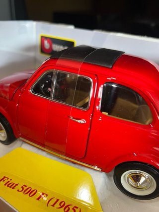 Bburago Fiat 500 F 1/18 1/16 Gold