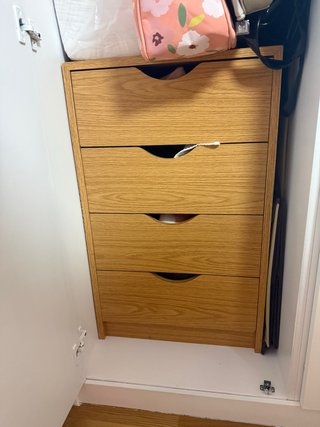 Cajonera marrón 45 ancho 45 fondo 72 alto