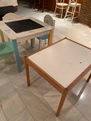 2 Mesas y 3 Sillas Infantiles