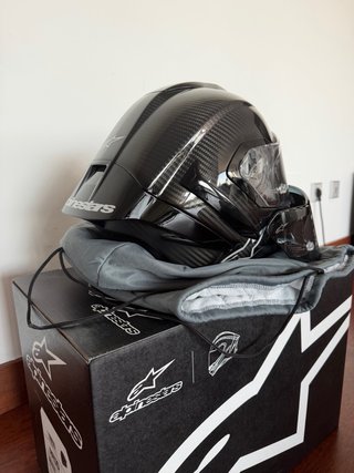 Casco Alpinestars SR10 talla S Carbono Negro