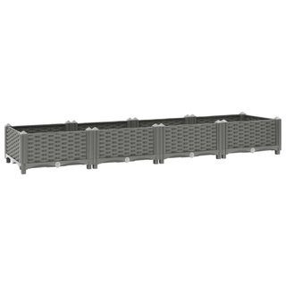 Fioriera Rialzata 160x40x23 cm in Polipropilene · Plastica