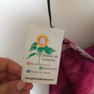Vestido fiesta estampado multicolor talla única