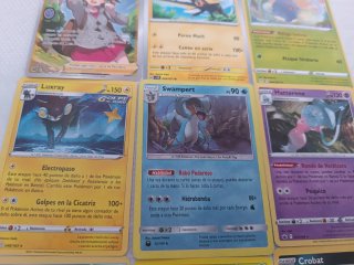 Lote 9 cartas Pokémon