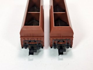 Escala N - 2 tolvas de 4 ejes DB Minitrix