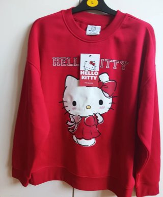 Felpa Hello Kitty Rossa