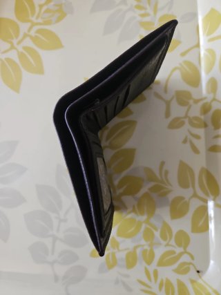 Cartera de piel hombre marrón