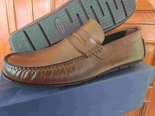 Scarpe uomo mocassini pelle marrone 40 a 45
