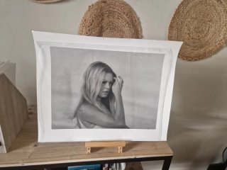 Lámina decorativa Brigitte Bardot. Estilo elegante