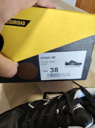 Zapatos de seguridad Paredes Talla 38