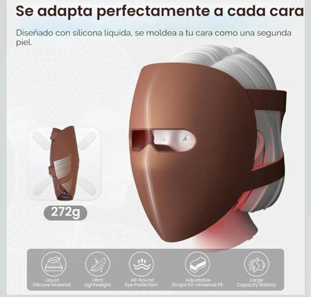 Máscara Facial Terapia Luz LED IMICHI