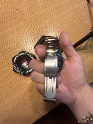 Reloj Casio G-Shock Azul y Plateado