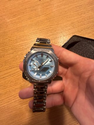 Reloj Casio G-Shock Azul y Plateado
