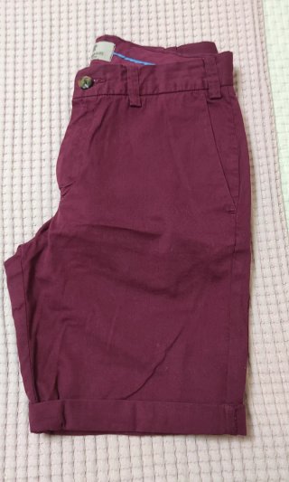 Celop Pantalón Chino Corto burdeos
